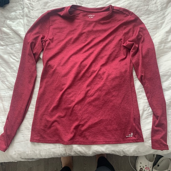 BCG| Cute Workout Set Matching Maroonish and Gray Long Sleeve and Leggings!! - Picture 2 of 7